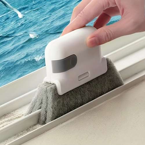 universal window rail cleaning brush easy to clean small gaps and frames kitchen counter top cleaning tool