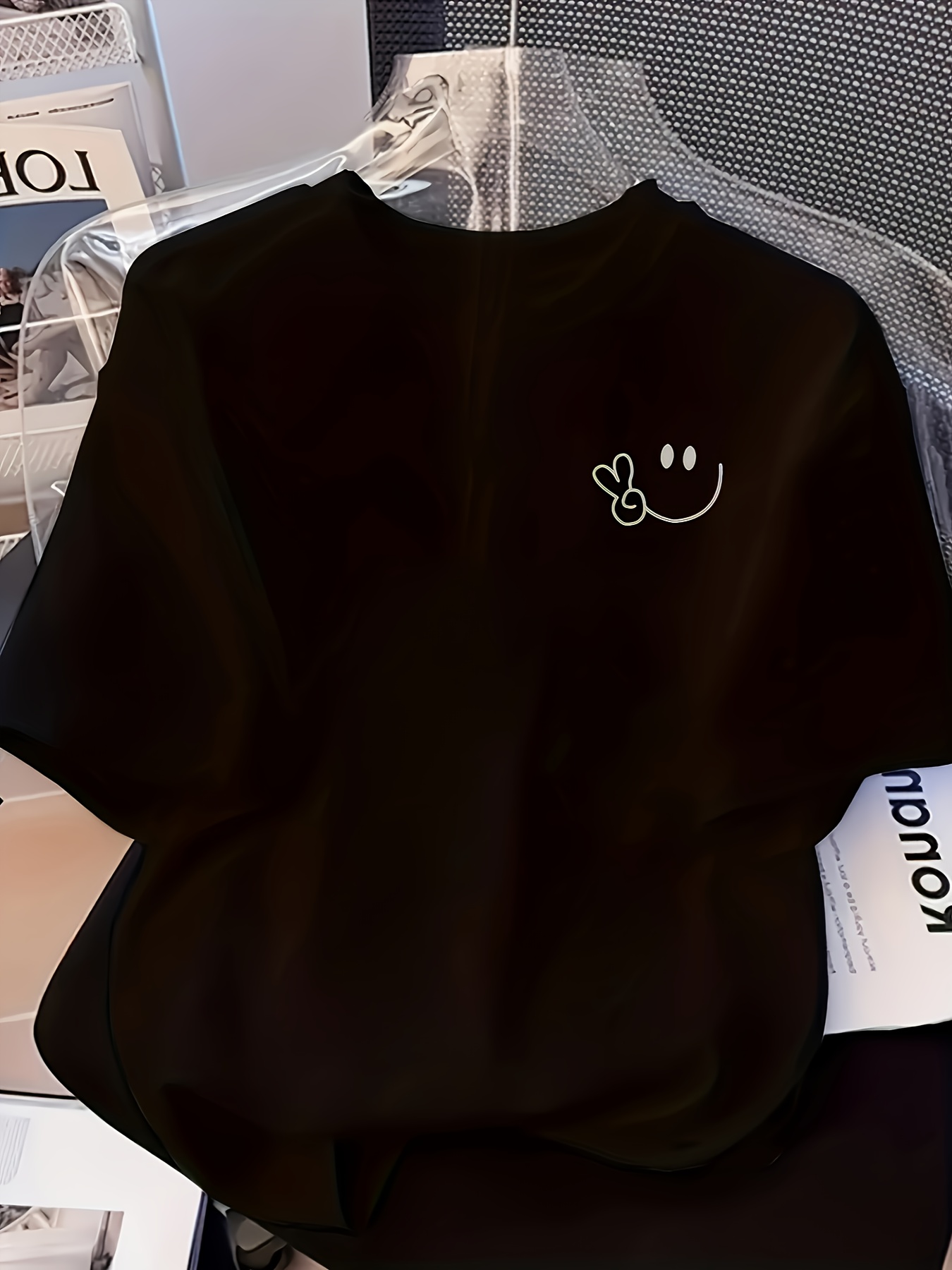 Women's Y2K Geometric Pattern Short Sleeved T-shirt