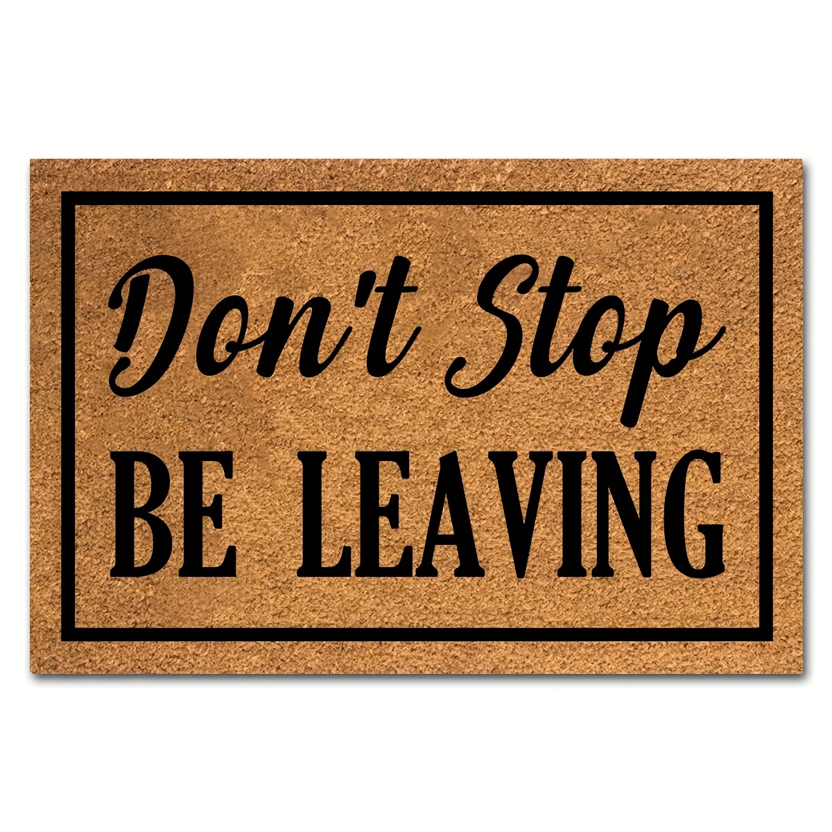 

Funny Coir Doormat Be Lng Front Door Mat Entryway Outdoor Mat With Heavy Duty Front Porch Welcome Mats Entry Natural Coir Brown Mat 23.7 X 15.7 Inch