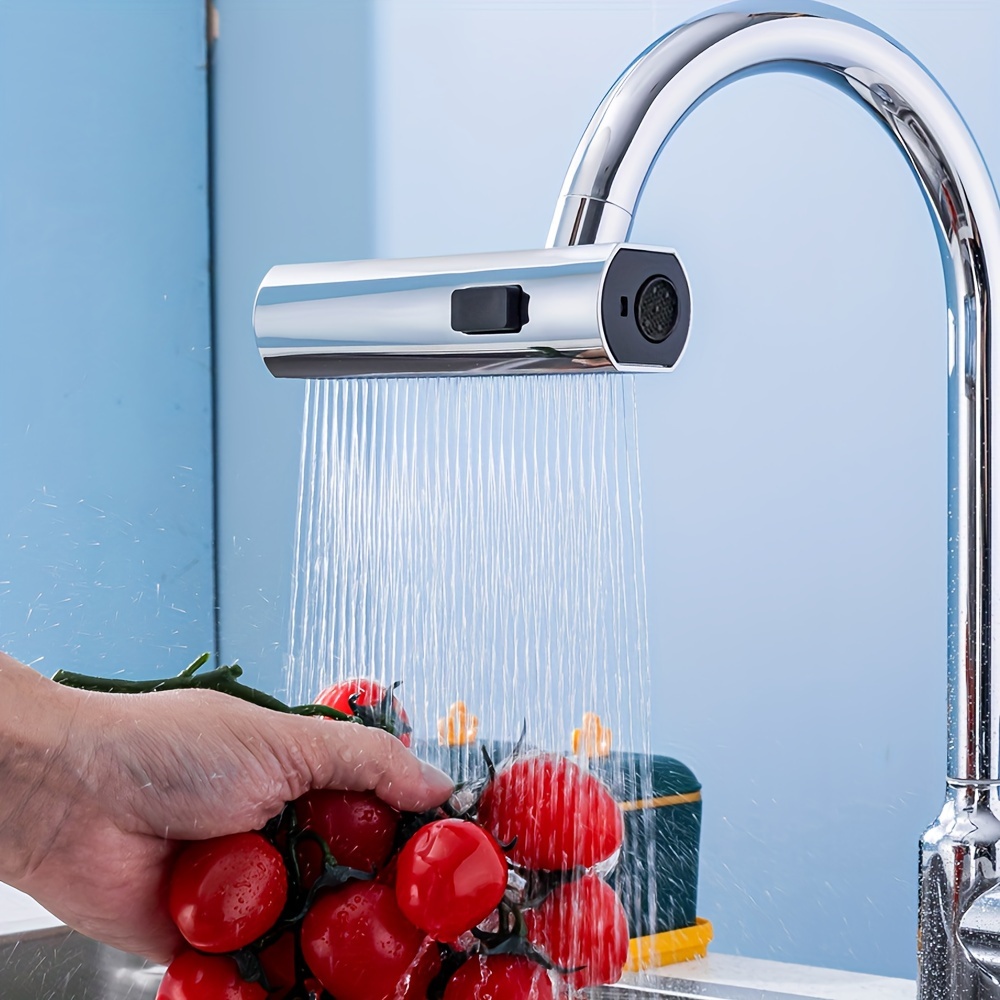 Image of 1pc Rv Multifunctional Faucet Adapter Faucet, Bathroom Washbasin Faucet, Sink Faucet Replacement Accessories, Home Essential + 5pcs Faucet Adapter