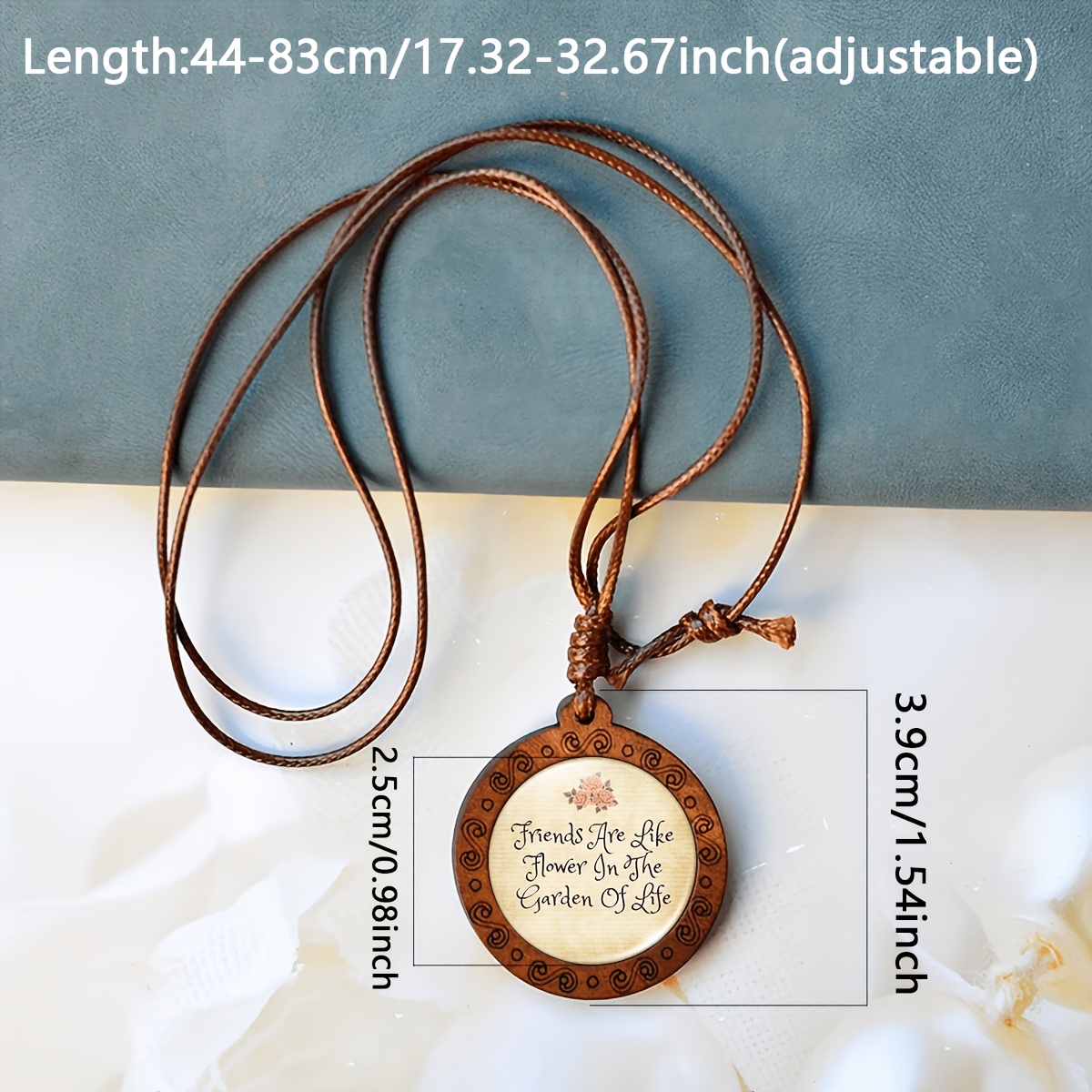 Vintage Intricately Carved Gemstone Inlaid Necklace