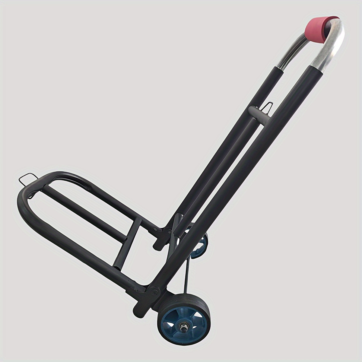 TEMU 1pc -duty Collapsible Truck Trolley Load , Extendable Handle, And Straps - For Shopping, Luggage, And Moving - Iron