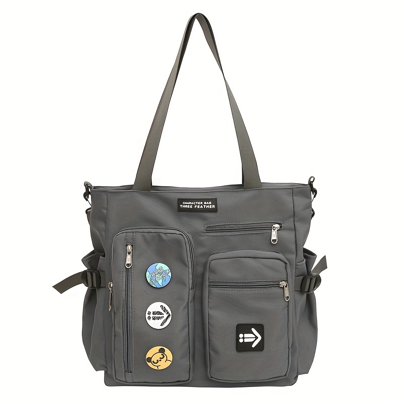 Cargo Single Shoulder Bag, Functional Crossbody Bag, Street Individual Crossbody Bag, Student Bag