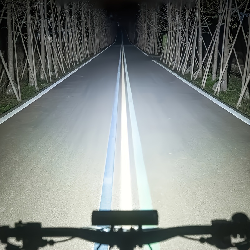 1pc puissante lampe de vélo en   daluminium, lampe de vélo, lampe de poche rechargeable par usb, lampe de vélo lumineuse détails 0