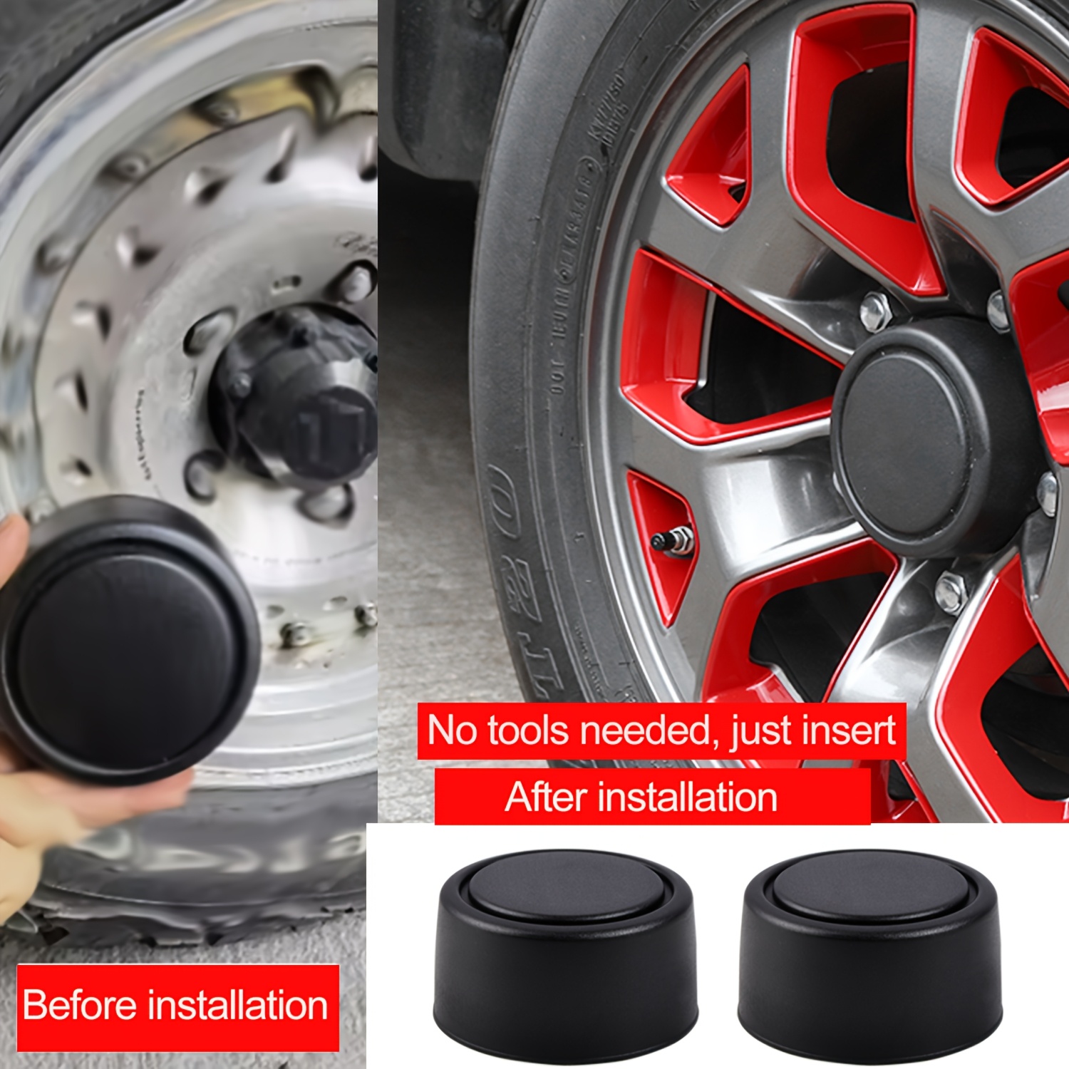 TEMU 2, Rear Wheel Center Cap For For 1998-2024 For Jb43 Jb23 Jb74 Jb64 Replacement