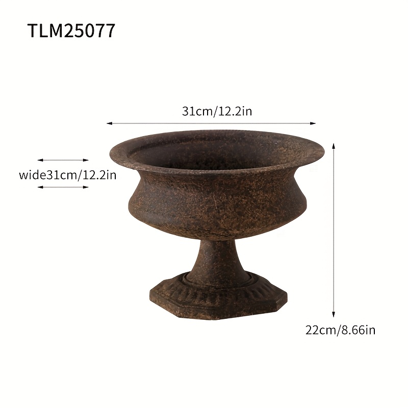 Image of European-style Vintage Vase, An Elegant Decorative Piece With A Wrought Iron Flower Pot Base, Suitable For Bouquets Room Or Dining Table, Embodying A