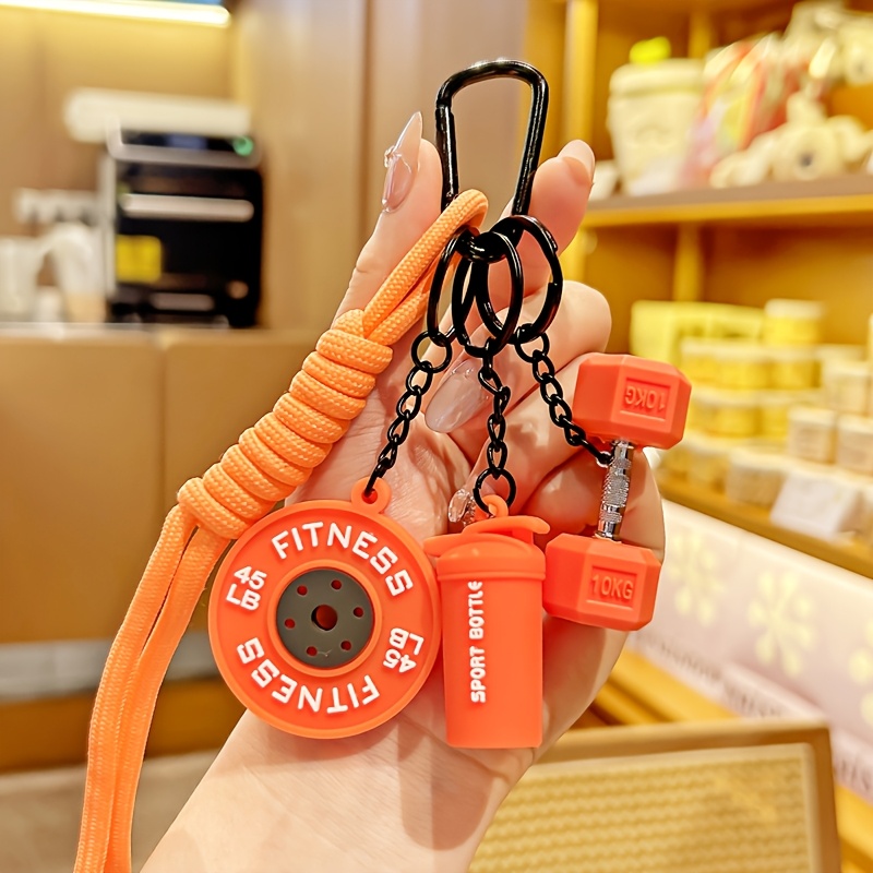 detachable barbell plates keychain dopamine d shaped - Temu Oman