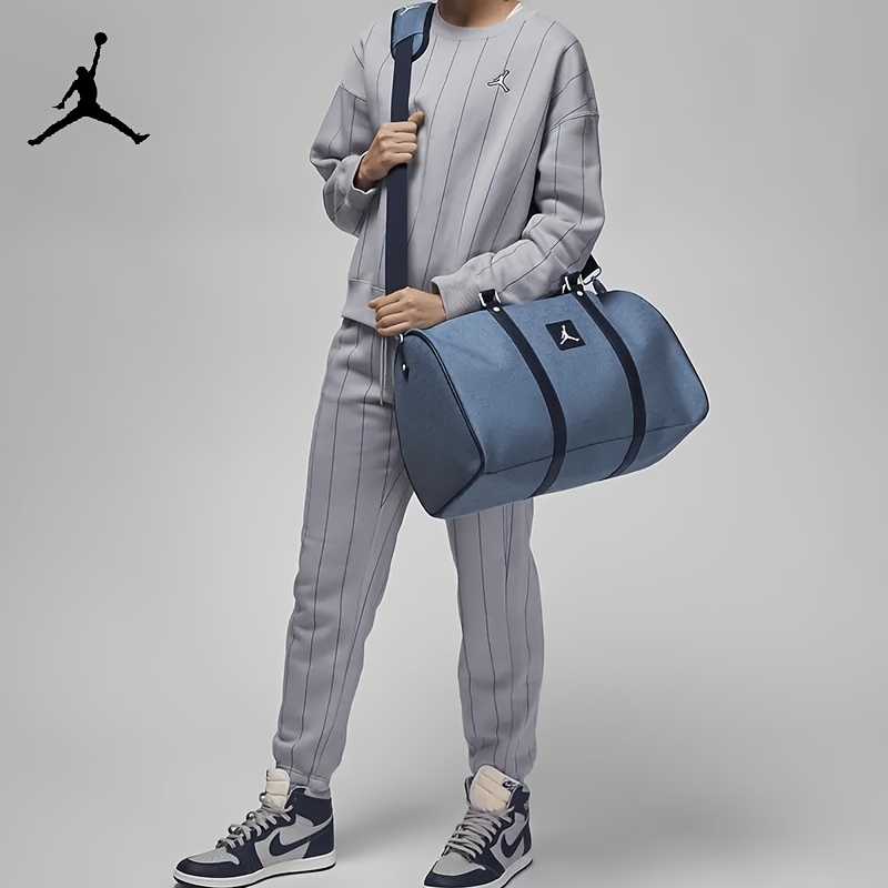 Jordan Adjustable Shoulder Strap Crossbody Bag, Single Shoulder Bag, Tote Bag, Regular Men'S Style in Blue