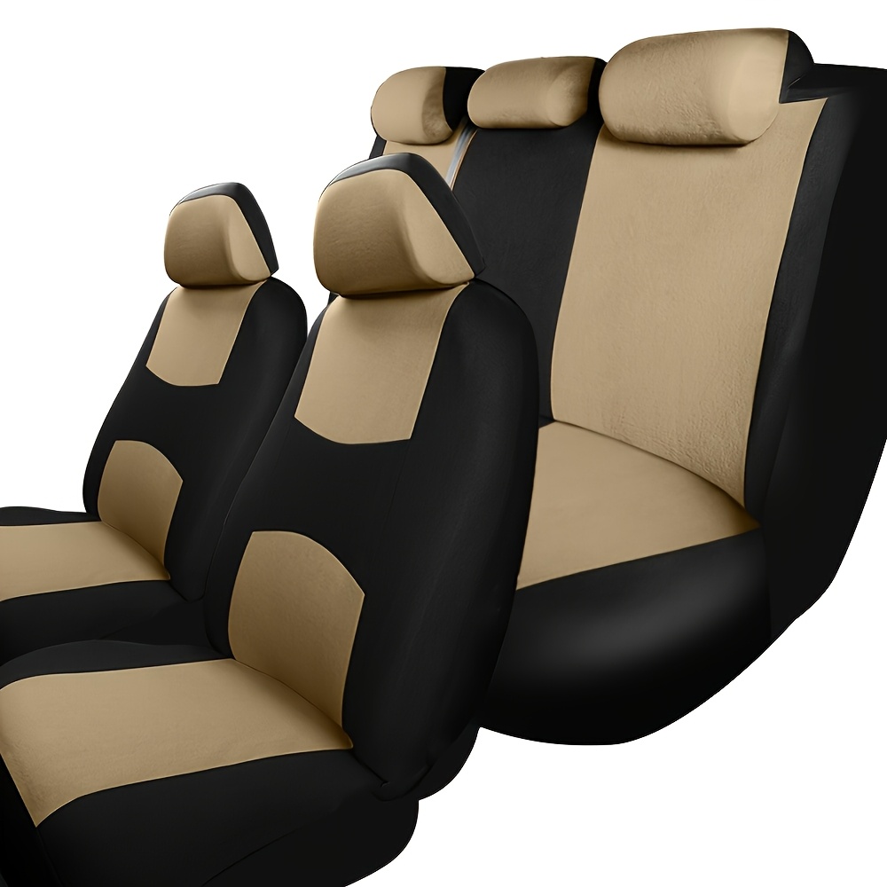 TEMU Full Set Car Seat Covers Universal Seat Protectors