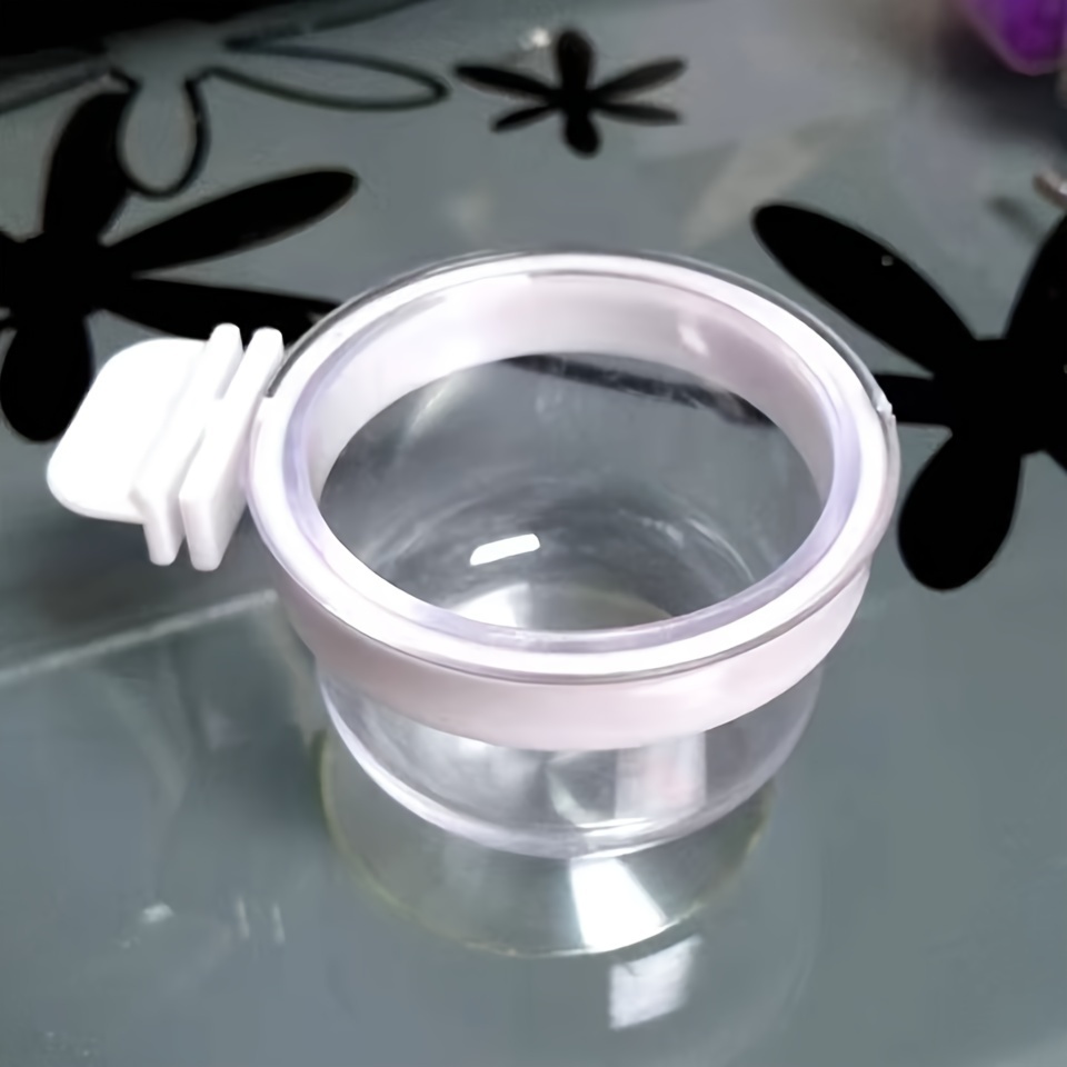 Vogelfutterschalen 10 Stück | Acryl Näpfe Für Papageien & Wellensittiche | Abnehmbare Futterspender