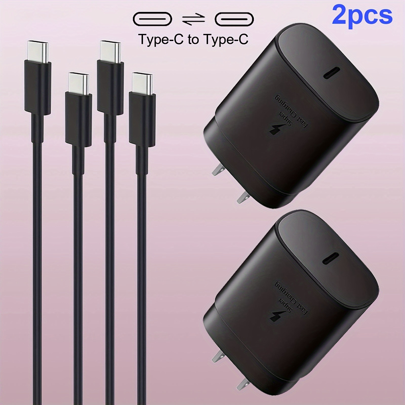 

For Samsung Fast Charger Type C, Type C Wall Charger 4ft Cable Fast Charging Galaxy S23 Ultra/s23/s23+/s22/s22 Ultra/s22+/s21 Ultra/s20 Ultra/note 20/note 10/z Fold 3