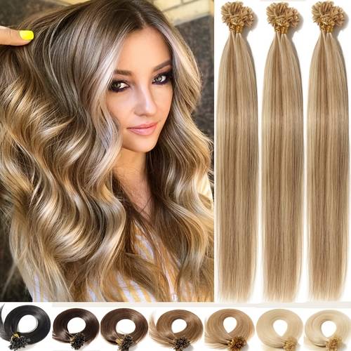 k tip hair extensions real human hair brown u tip hair extensions human hair brown highlights ktip human hair extension with short hair in a of colors and a must have for any occasion