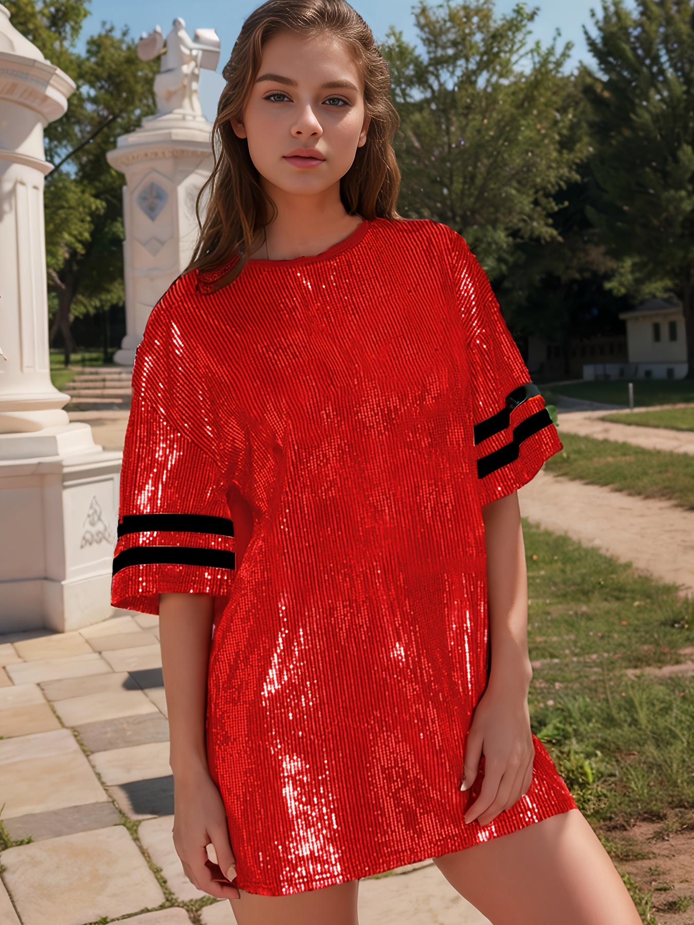 strapless open back dress Football Jersey