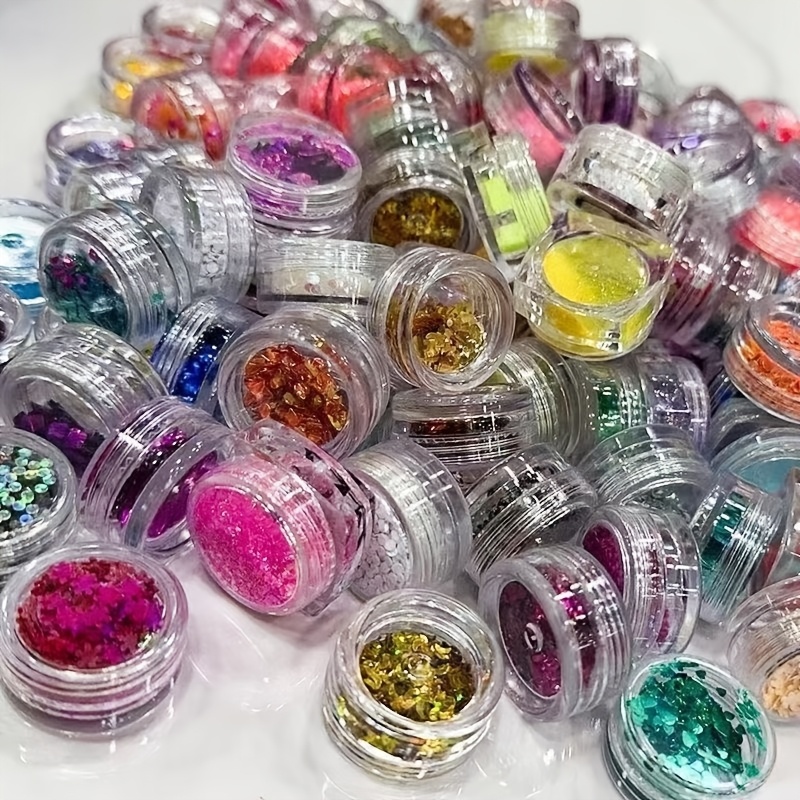TEMU 20pcs Paillettes à paillettes irrégulières mélangées aléatoirement, matériaux de remplissage de moule en résine, décoration de de pour la