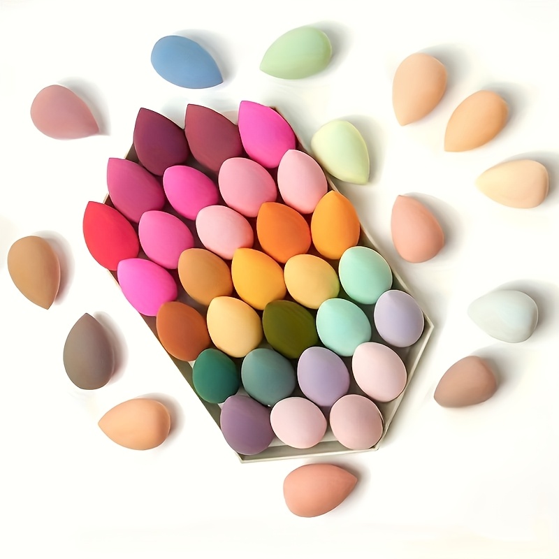 

Éponge de Maquillage Multifonctionnelle - Convient à Tous Types de Peau, Beauté Hydratante et Sèche, Couleurs Variées