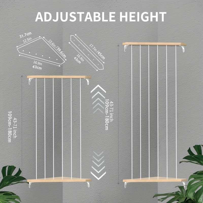 Image of Wooden Storage Rack, Hammock, Wooden For Plush Animal Rack, Game Room, Daycare Center, Storage Rack, Suitable For Plush Animal Storage