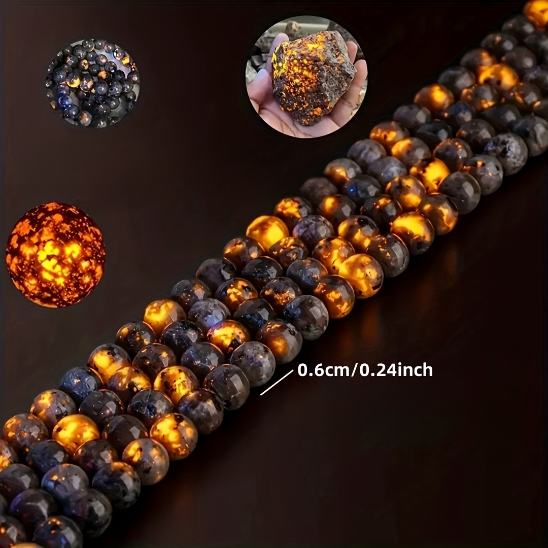 58pcs beads smooth polished round beads for diy jewelry making bracelets necklaces earrings details 3