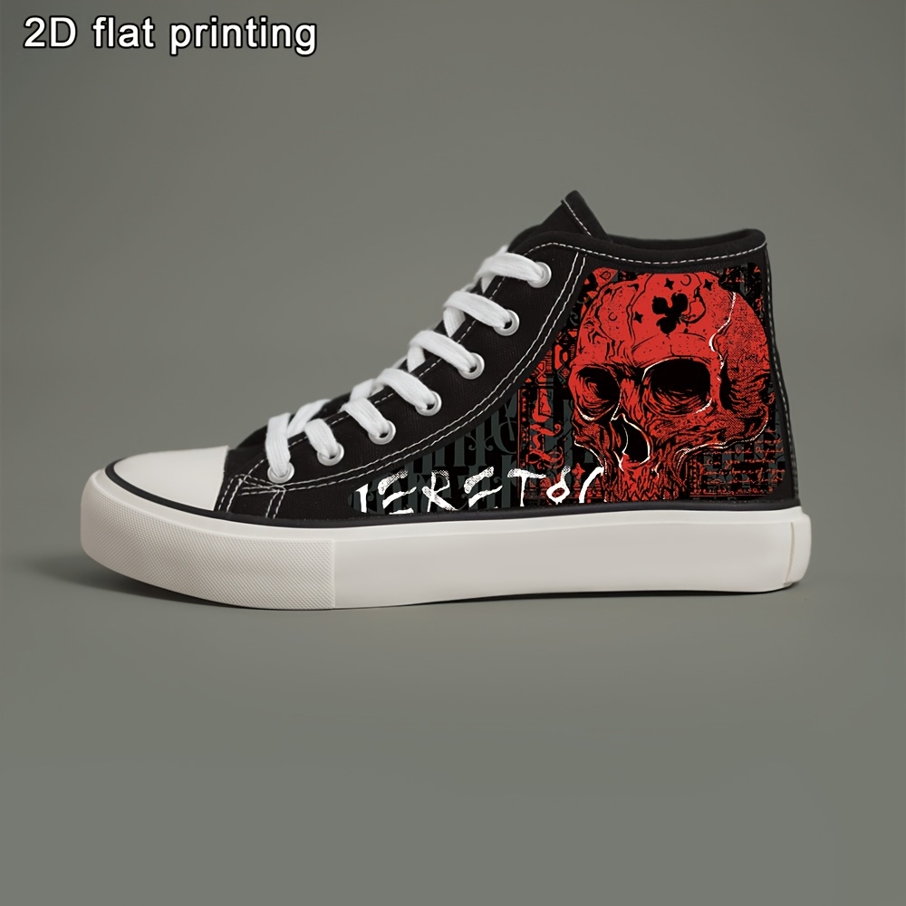 Mens High-top Canvas Shoes Men Spring Autumn Top S... - Vicedeal