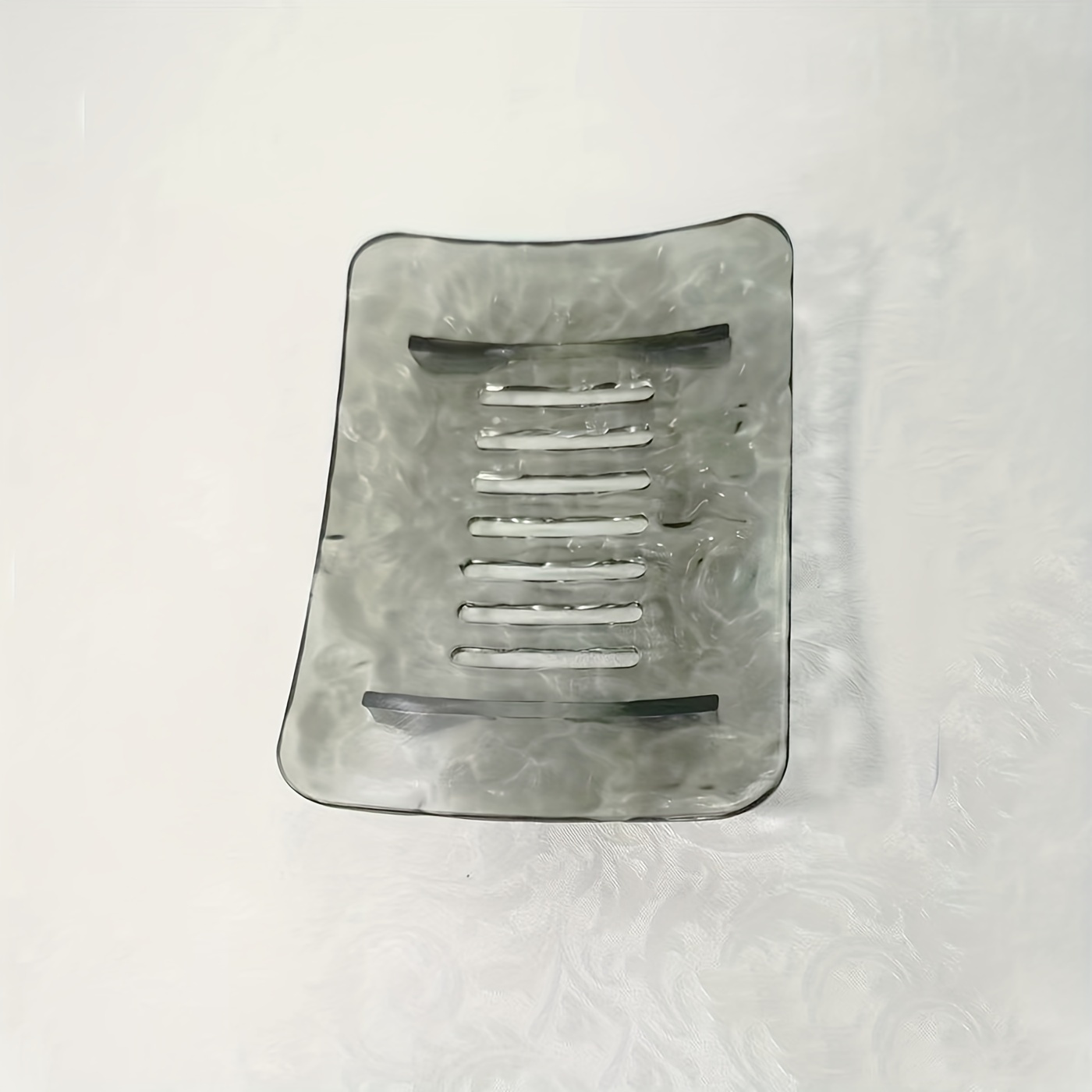 TEMU 1pc Plastic Soap Dish With Drain, No-punch Household Soap Storage Box, Creative Bathroom And Kitchen Accessories