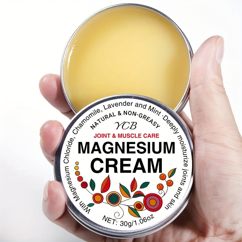 magnesium joint muscle massage cream 72 hour deep moisturizing joint   with chamomile shea lavender   absorbed non greasy 30g 1 06oz Product details 7