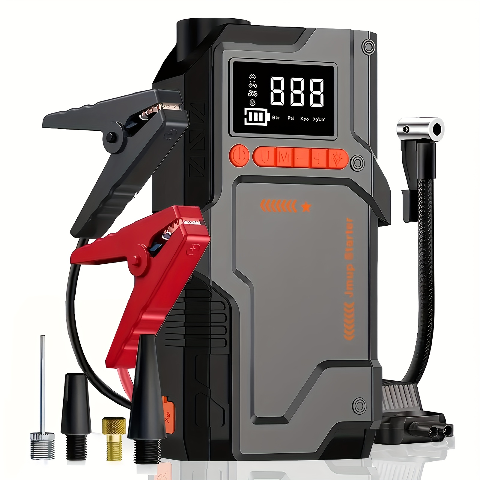 jump starter air compressor 8000a car battery jump