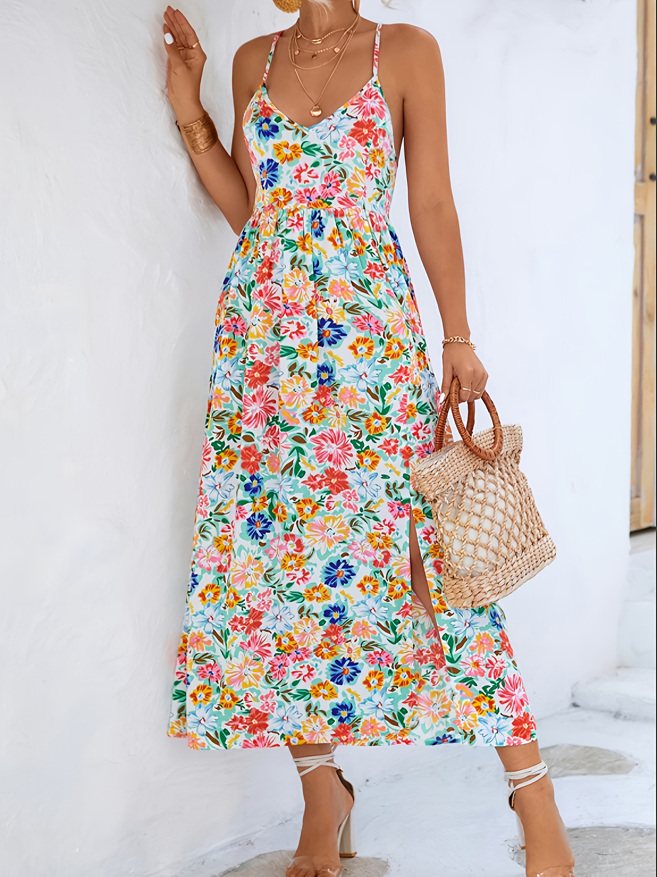 spring summer new womens printed dress - Temu Mauritius