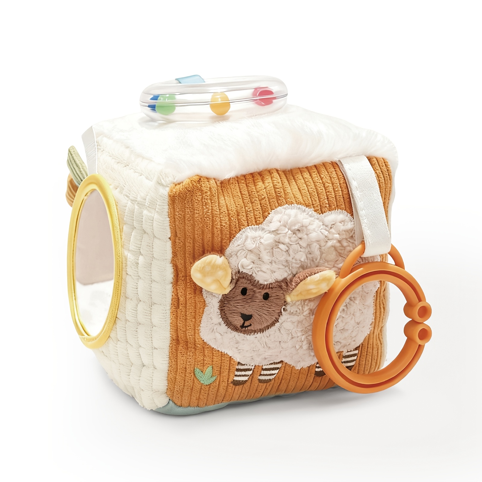 Visual Tactile Sheep Blocks, Intelligent Cute Lamb Multifunctional Cube Toy, Preschool Learning Toy, Parent- Interactive Game, Christmas Halloween Easter Gift