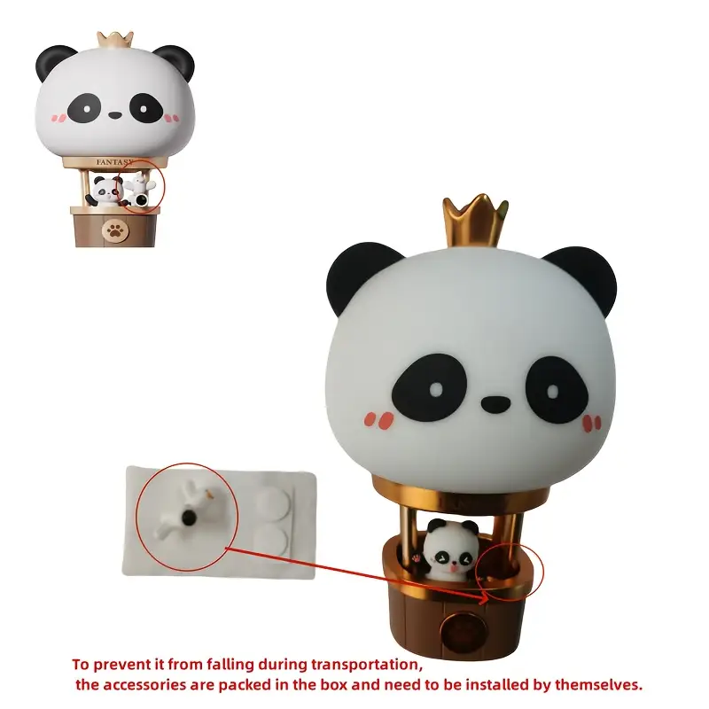 new hot air balloon charging nightlight led bedside lamp 3 brightness levels warm lamp usb nightlight suitable for bedroom and living room Product details 6