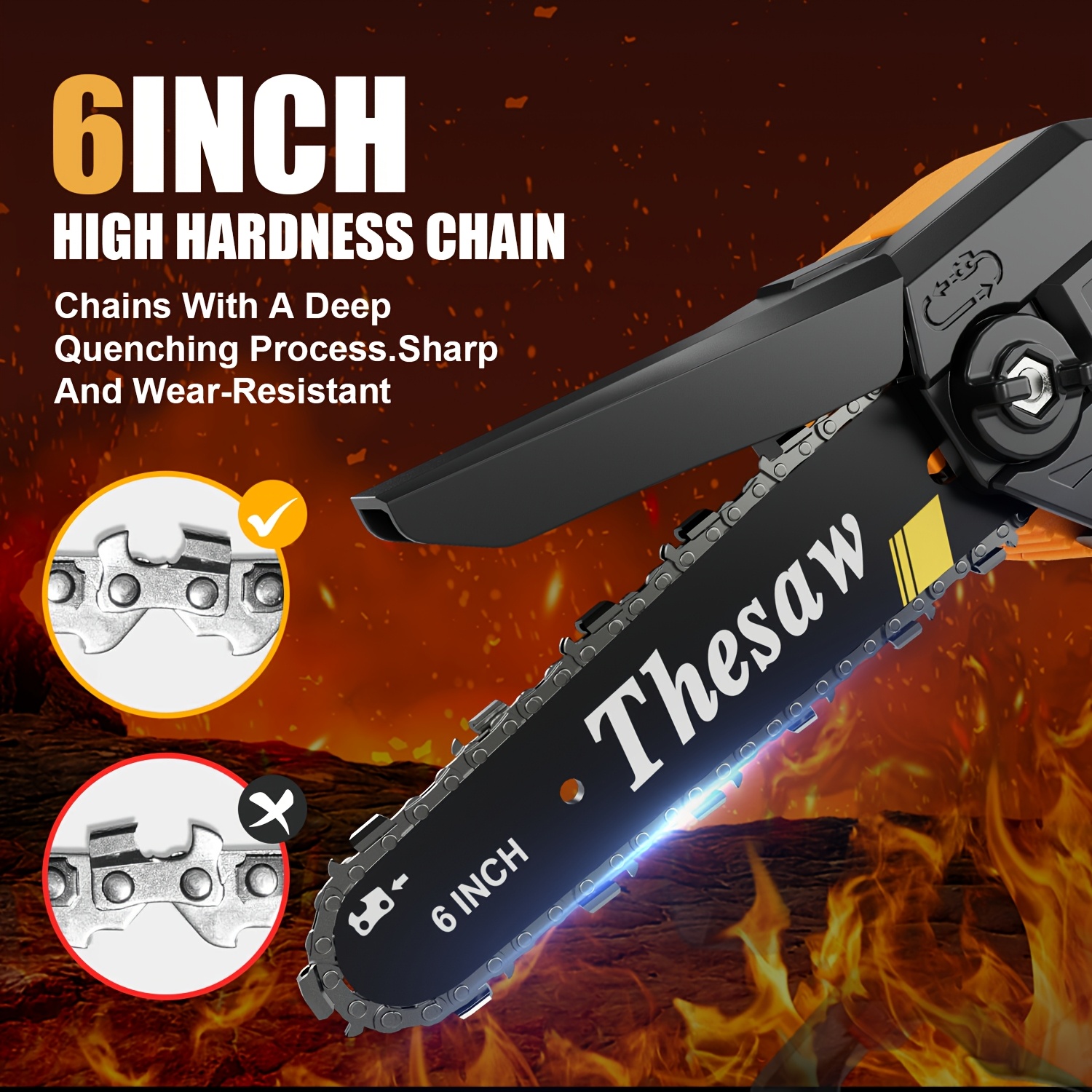 Cordless Mini Chainsaw Image 1