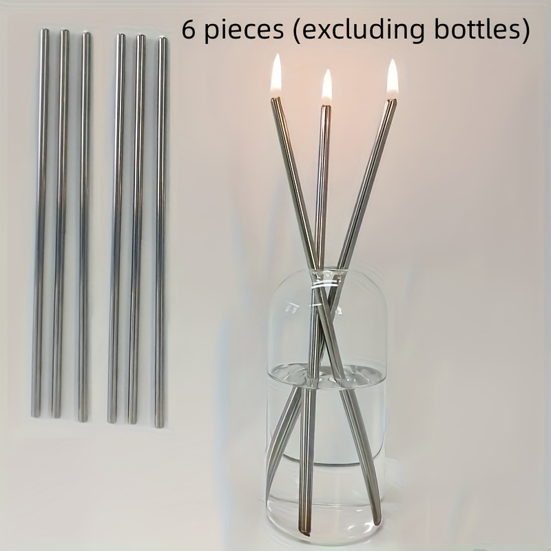 E-shop 6 Stück Edelstahl Ewige Öllampe Dochte - Dochte für Weihnachten, Hochzeit, Feiertagsdekorationen - Weihnachtsgeschenke, Frühlings- und