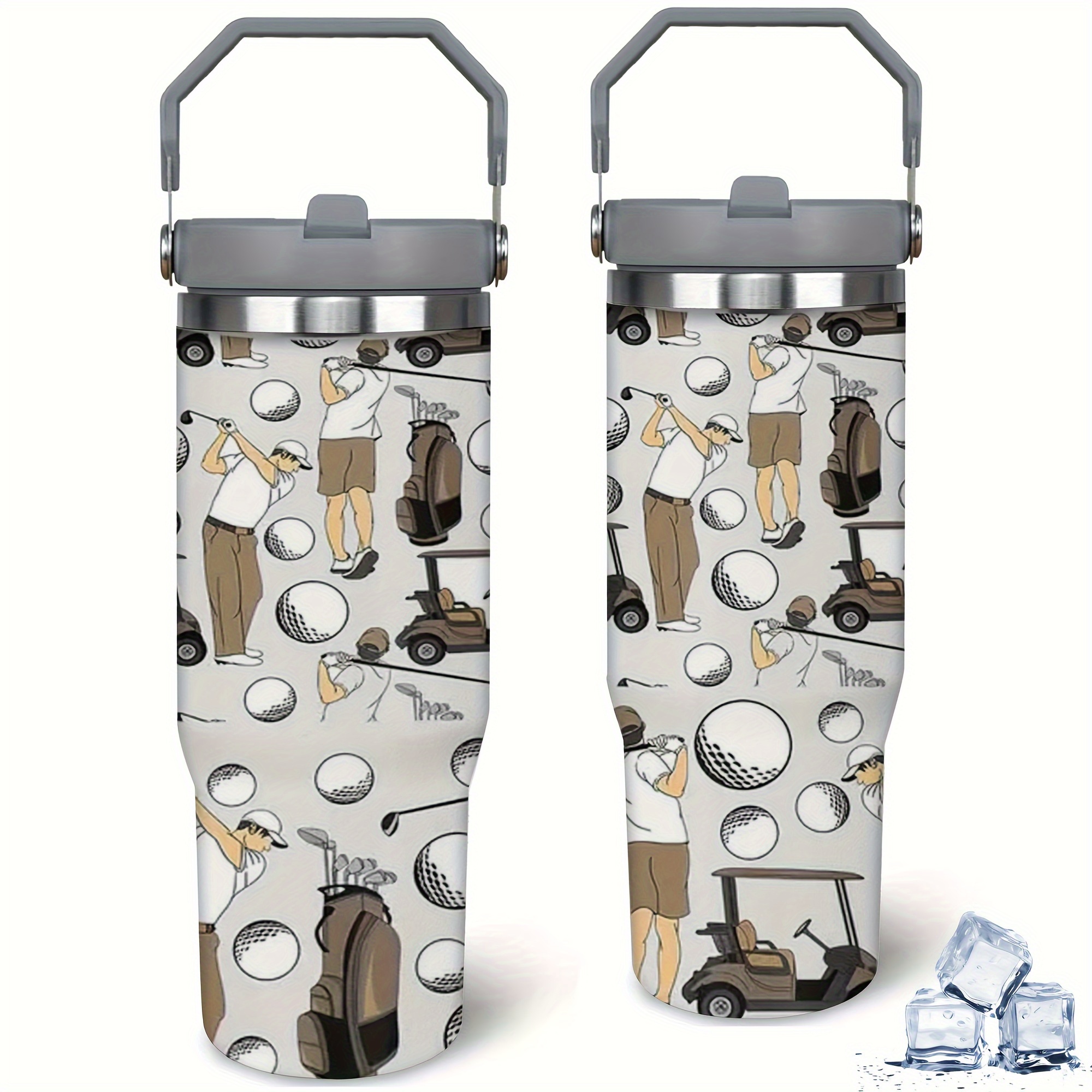 

30oz Golf - Steel Insulated Mug , Lid, And , Bpa-free, , Reusable, -, , Adult (1pc), 9.4"*3.5"*2.7
