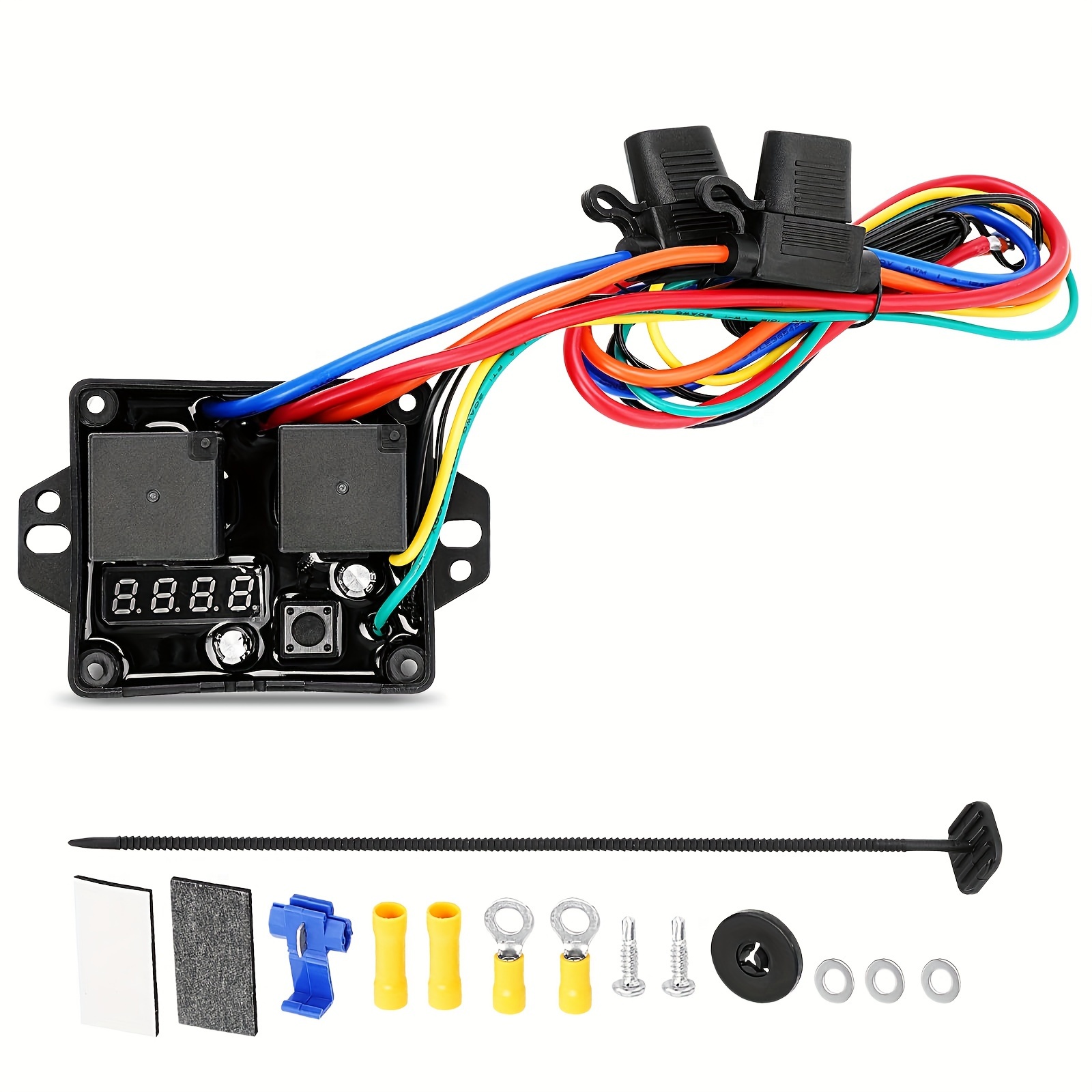 12V Electric Radiator Fan Thermostat Controller Kit