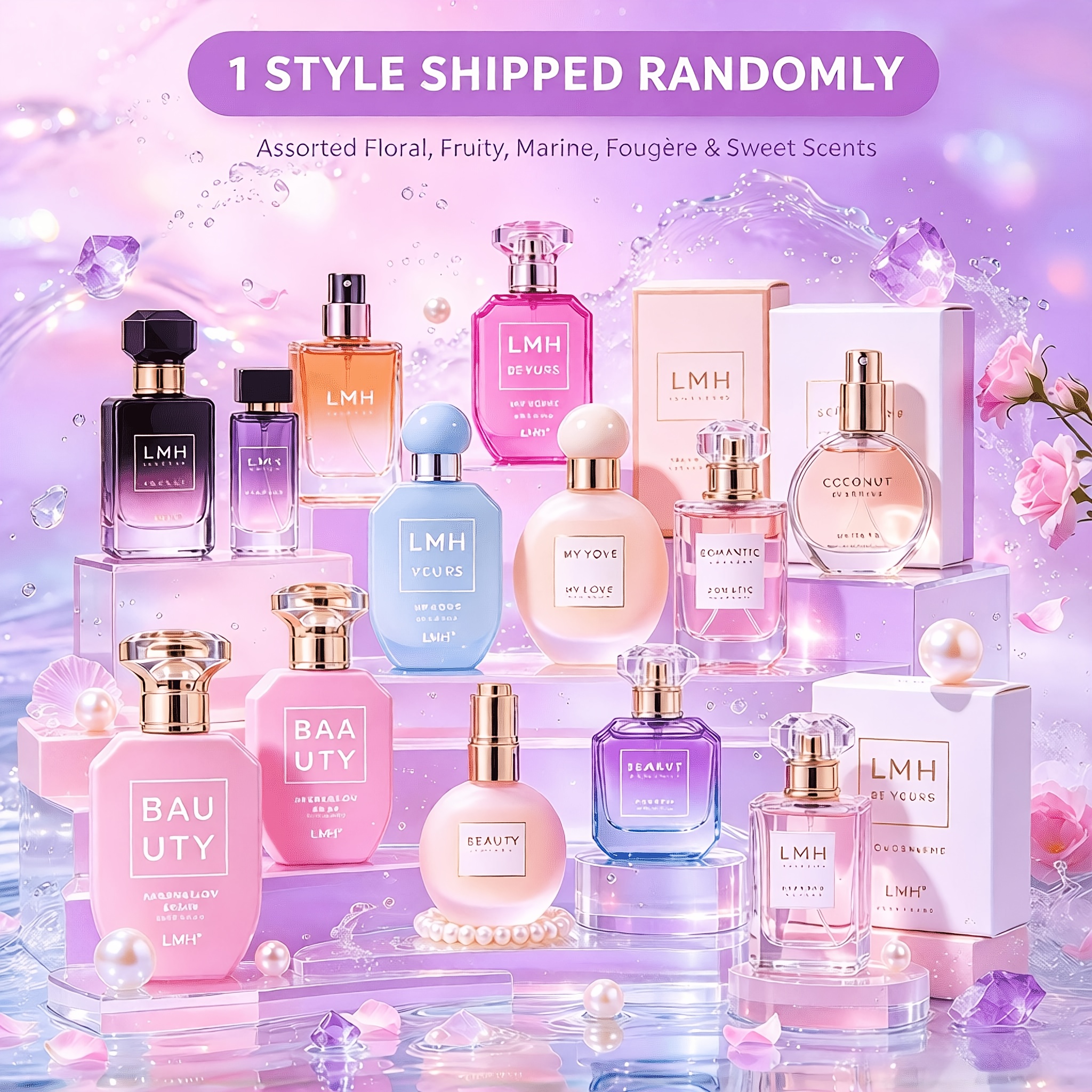 TEMU Elegant Women's Perfume, Women's Cologne, With A Long-lasting Floral-fruity Scent. Perfect For Work, Dates, Travel, And Special Occasions. Great