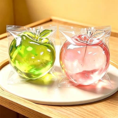 1pc transparent squeeze toy candy slow rebound stress relief toy simulated squeeze ball random color stress relief toy jelly texture soft and elastic slow rebound bringing cool and relaxing feeling