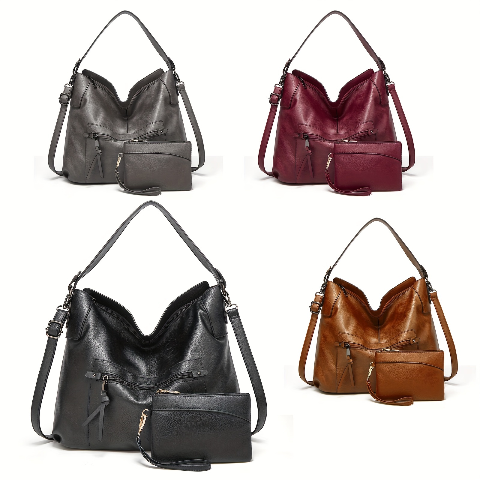 

Tote Bag For Women - , Detachable , Zip - For & Commuting