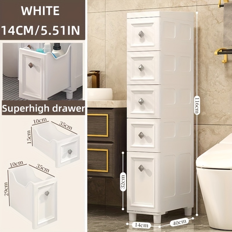 1pc Multi Layer Slim Storage Cart Bathroom Slim Storage - Temu Philippines