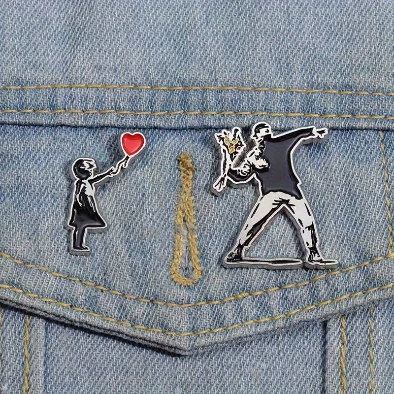 

Two- Alloy Clothing Bag Accessories Pin