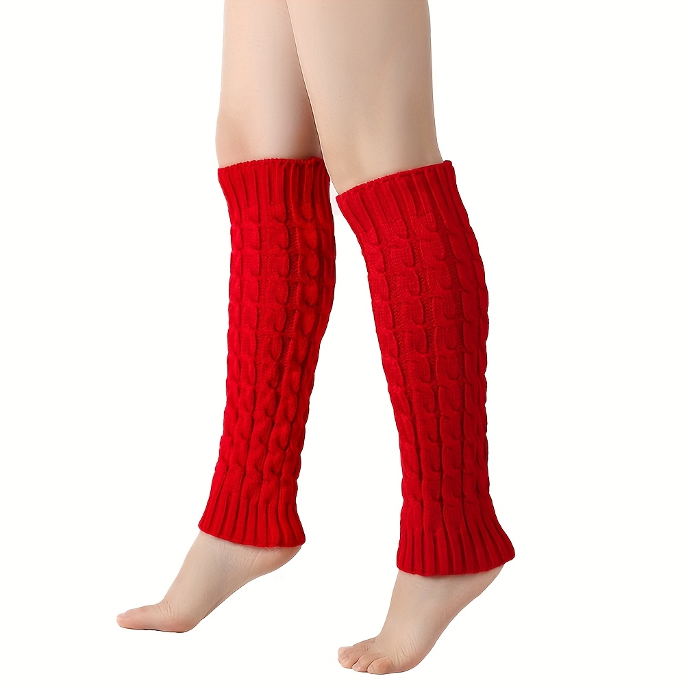 TEMU 1 Paar Elegante Warme Beenwarmer voor Dames, Formele en Casual Winterkleding, Comfortabele Winterkleding, Geschikt voor Laarzen en Schoenen,