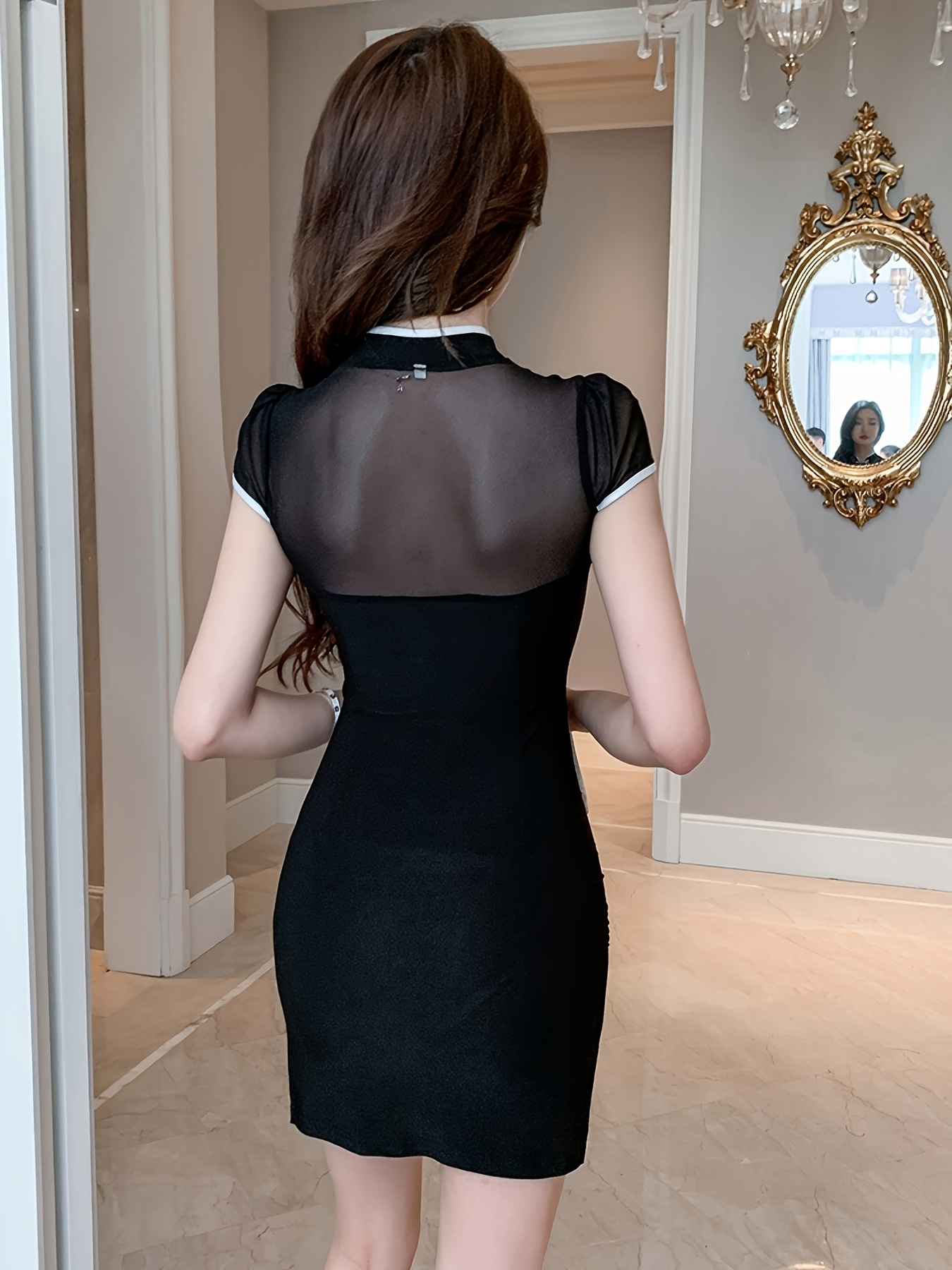 womens chinese qipao dress fit bodycon party night - Temu Mauritius