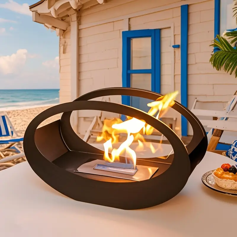 FireLoom Vintage Lacquered Tabletop Fireplace