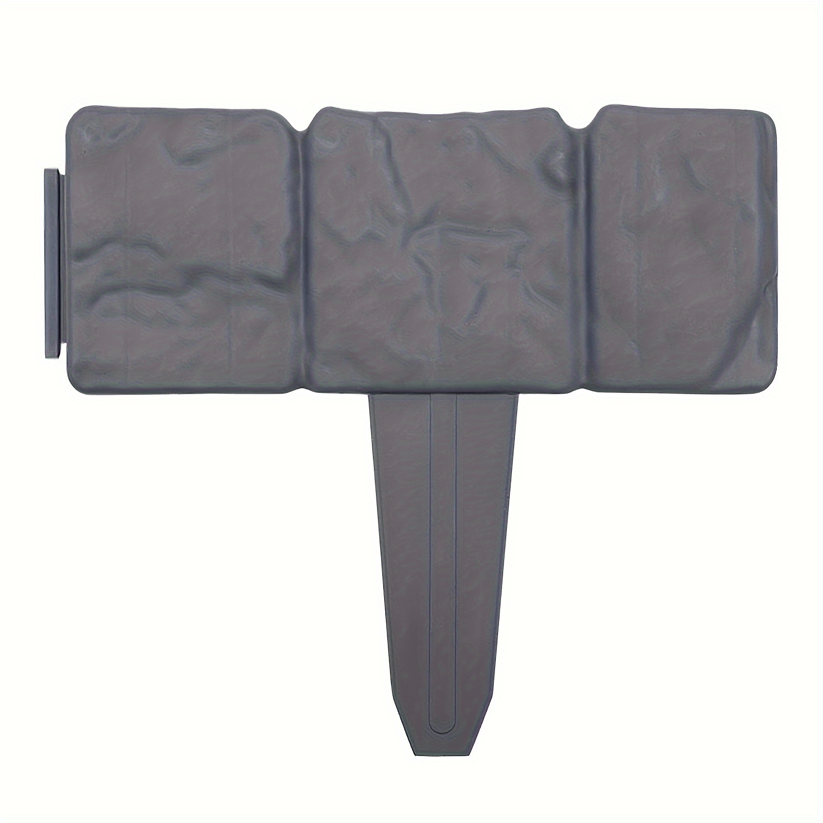 

Trmlbe Plastic Lawn Edging T-form Edging With Ground Inserts And Fixing Clasps Flexible Cut Bar Garden Fence, Anthracite