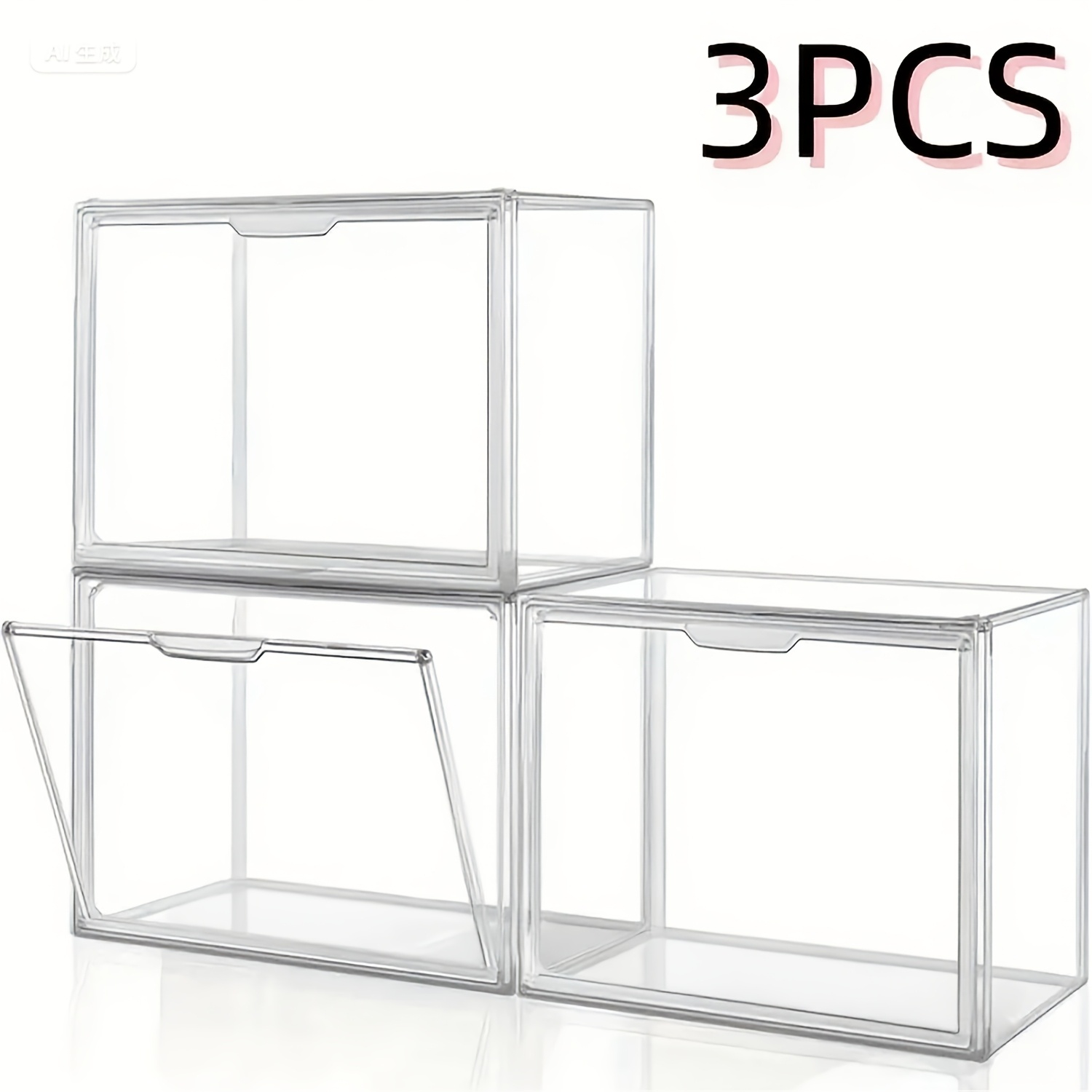 TEMU Dustproof Storage Bins And Organizers For Displaying Figures, Collectibles, And Car Models