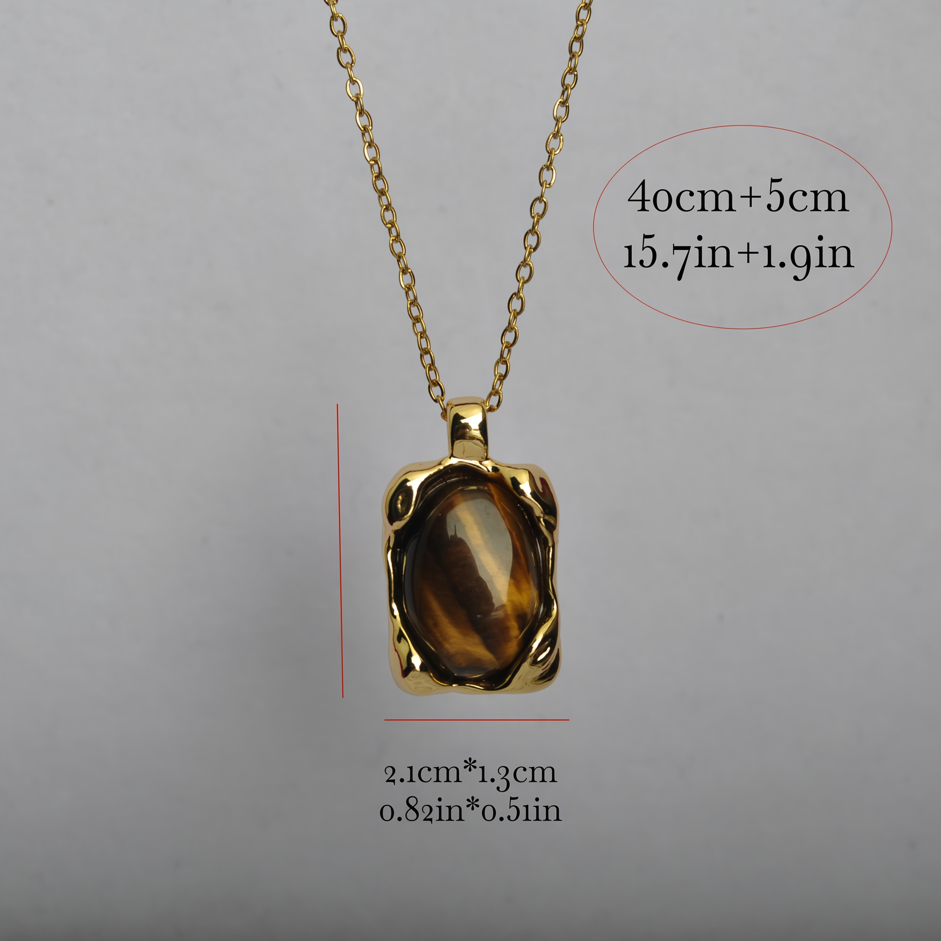 TEMU A Eye Stone Inlaid Pendant Necklace, Featuring A Niche Aesthetic And Style, Is Fade-resistant. Exquisitely Elegant, A Fashionable Women's