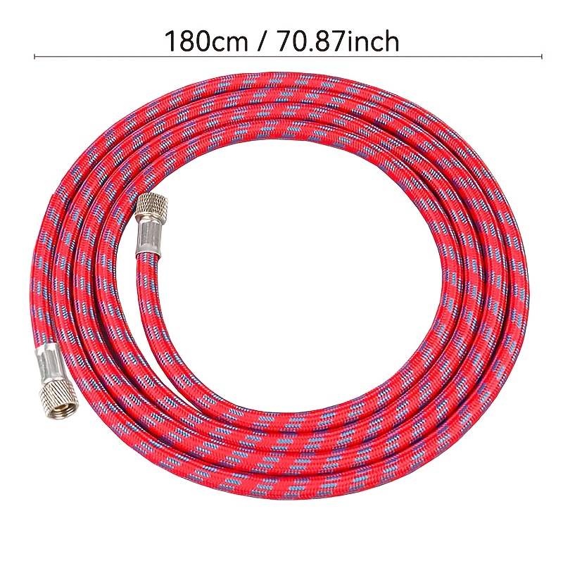 TEMU Tubo per aerografo professionale in nylon intrecciato da 180 cm/70.87 pollici per la maggior parte dei kit di aerografo, tubo ad compatibilit�,