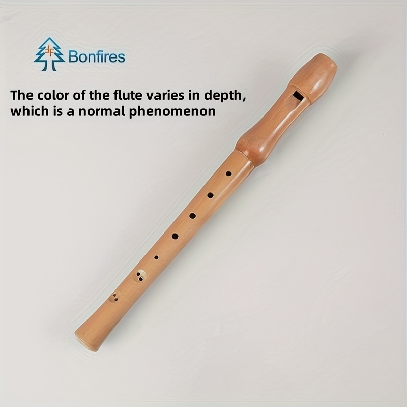E-shop FF Bonfires High Notes 8-Loch Vertikalflöte aus Massivahornholz/abnehmbar/Professionelle Holzflöte für Auftritte