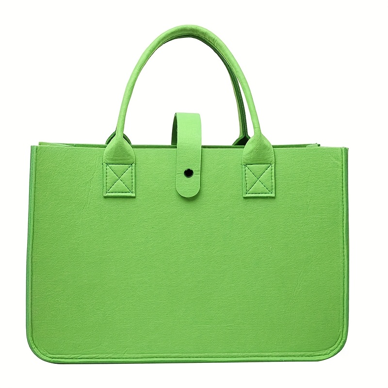 Single Pack Felt Tote Bag, Multifunctional Decorative Storage Bag For Miscellaneous Items