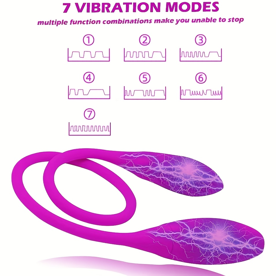 1pc   2-in-1 klitoris- & anal-g-spot-vibrationsgerät mit 7 frequenzmodi, usb-wiederaufladbar, lithiumbatterie, anfängerfreundliches sexspielzeug für paddles, klitoris-therapiegerät | vibrationsgerät | usb-wiederaufladbares gerät Produktdetails 3
