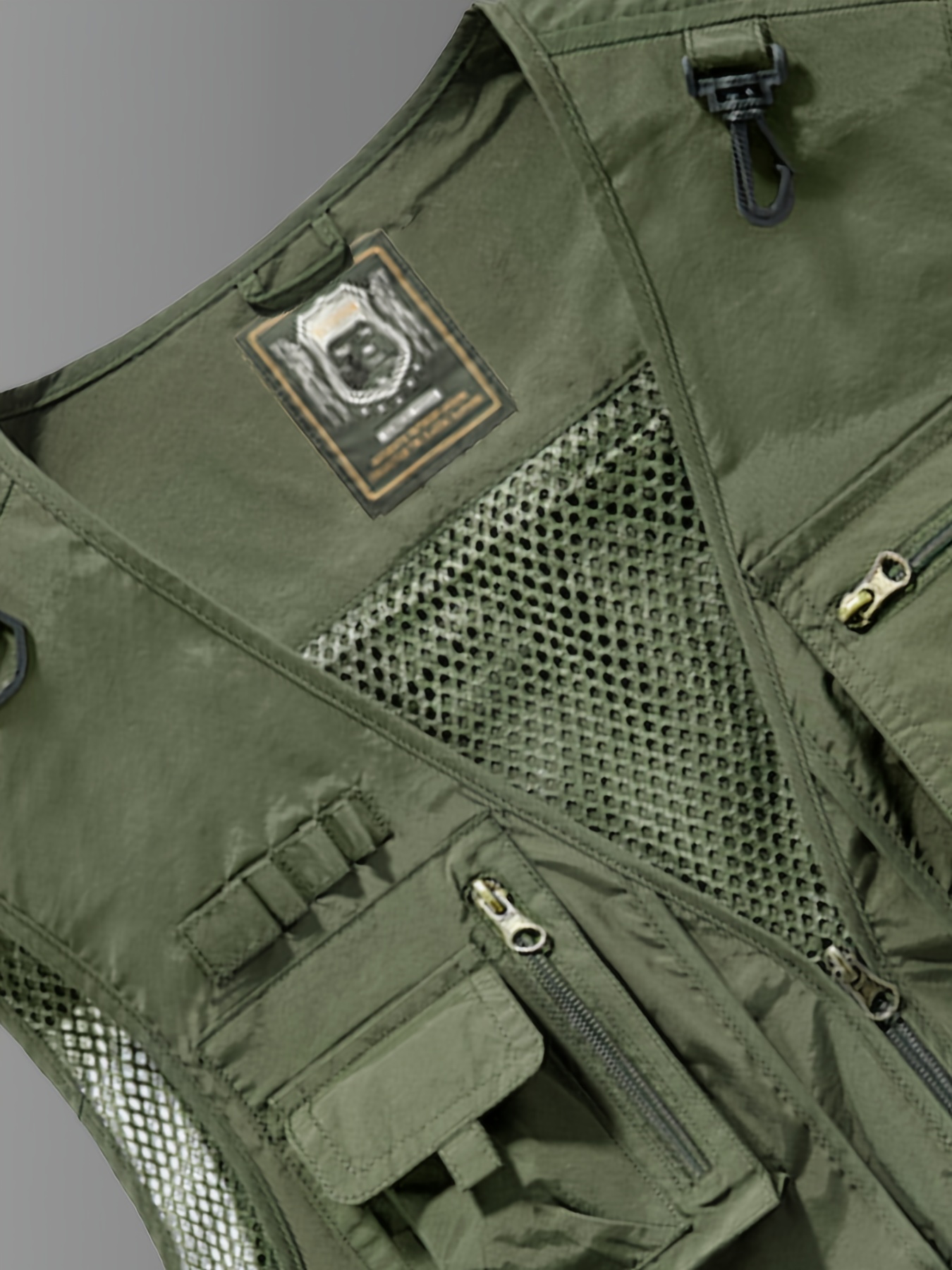 Gilet De Pêche Multi-poches Homme - Léger, Respirant, Séchage Rapide - Pour Pêche, Photo, Camping