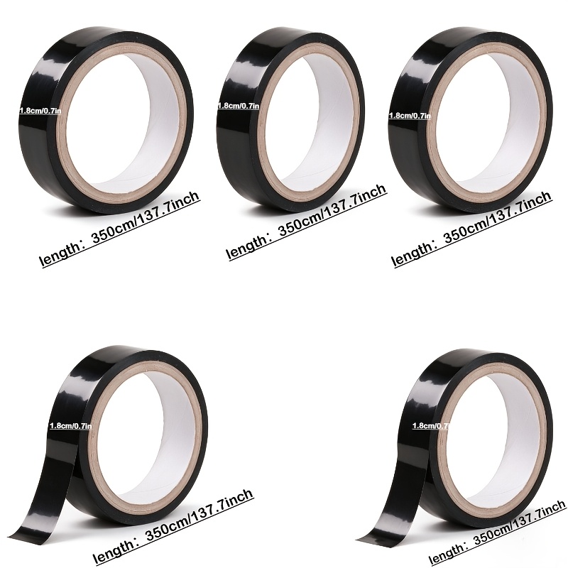 TEMU 5-roll 688.9-inch Pvc Electrical Insulation Tape - Strong , Heat And Weather Resistant, Moisture-proof And Durable, Suitable For Wiring, Racket