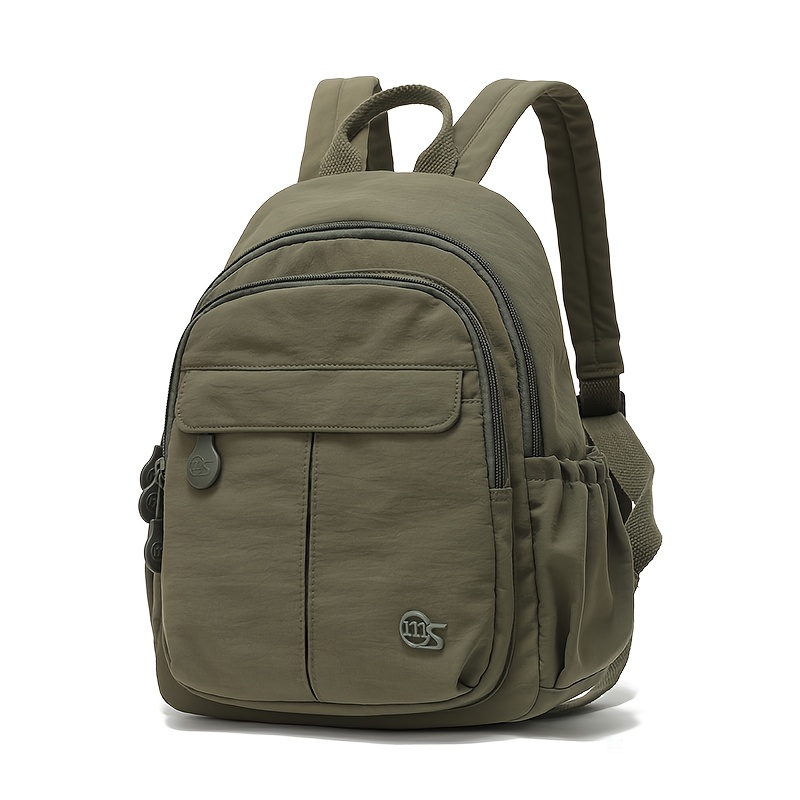 TEMU New Women's Backpack, Lightweight Multi-pocket Outing Backpack, Versatile Travel Bag Large Capacity Casual Small Book Bag